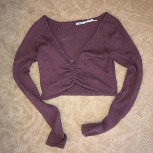 Long sleeve crop top